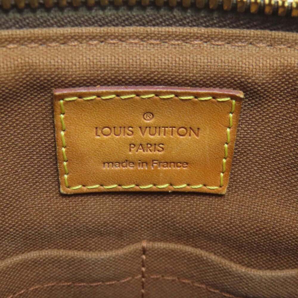 LOUIS VUITTON Authentic Brown Monogram Canvas Tote Bag - Picture 6 of 16